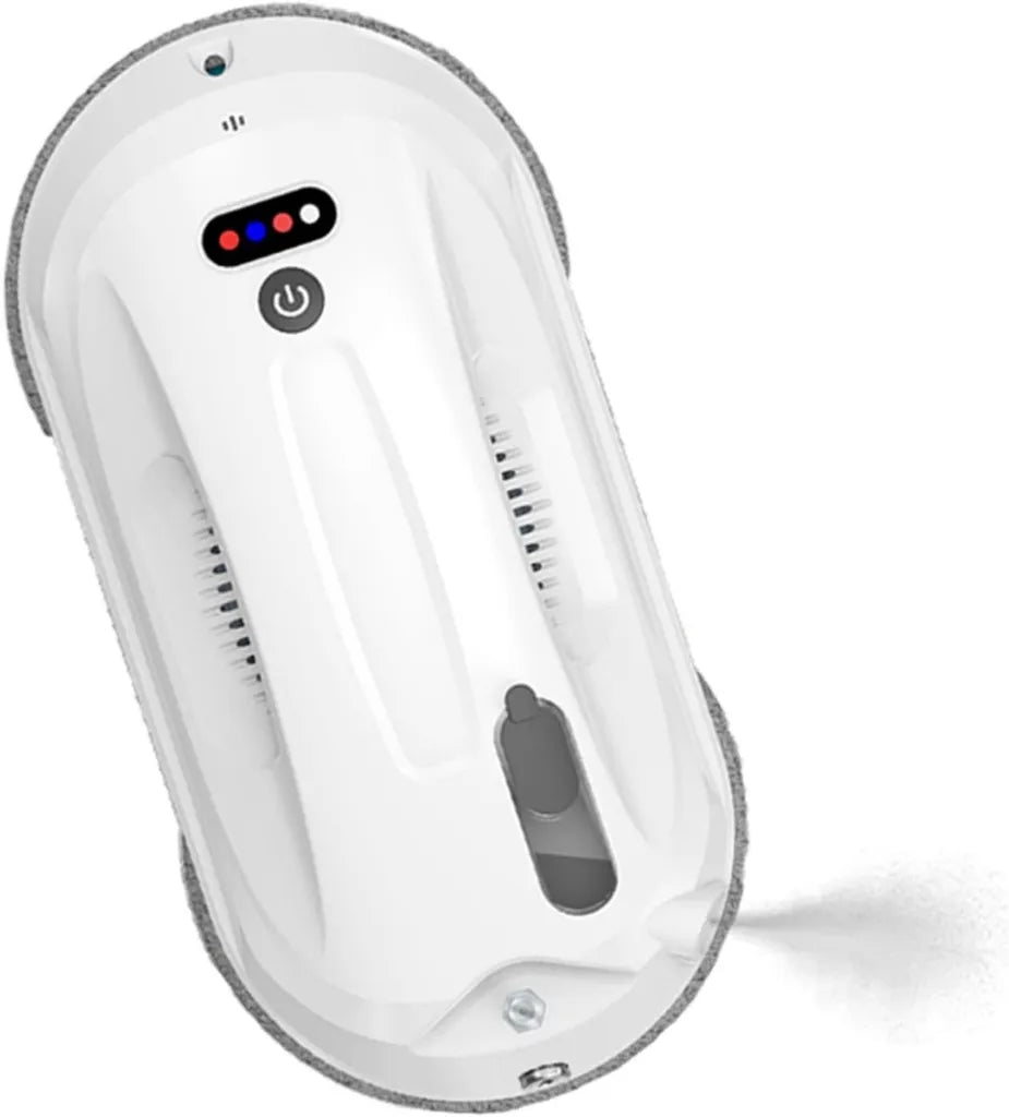 Limpiacristales Automático con Pulverizador y Control Remoto para Uso Interior y Exterior