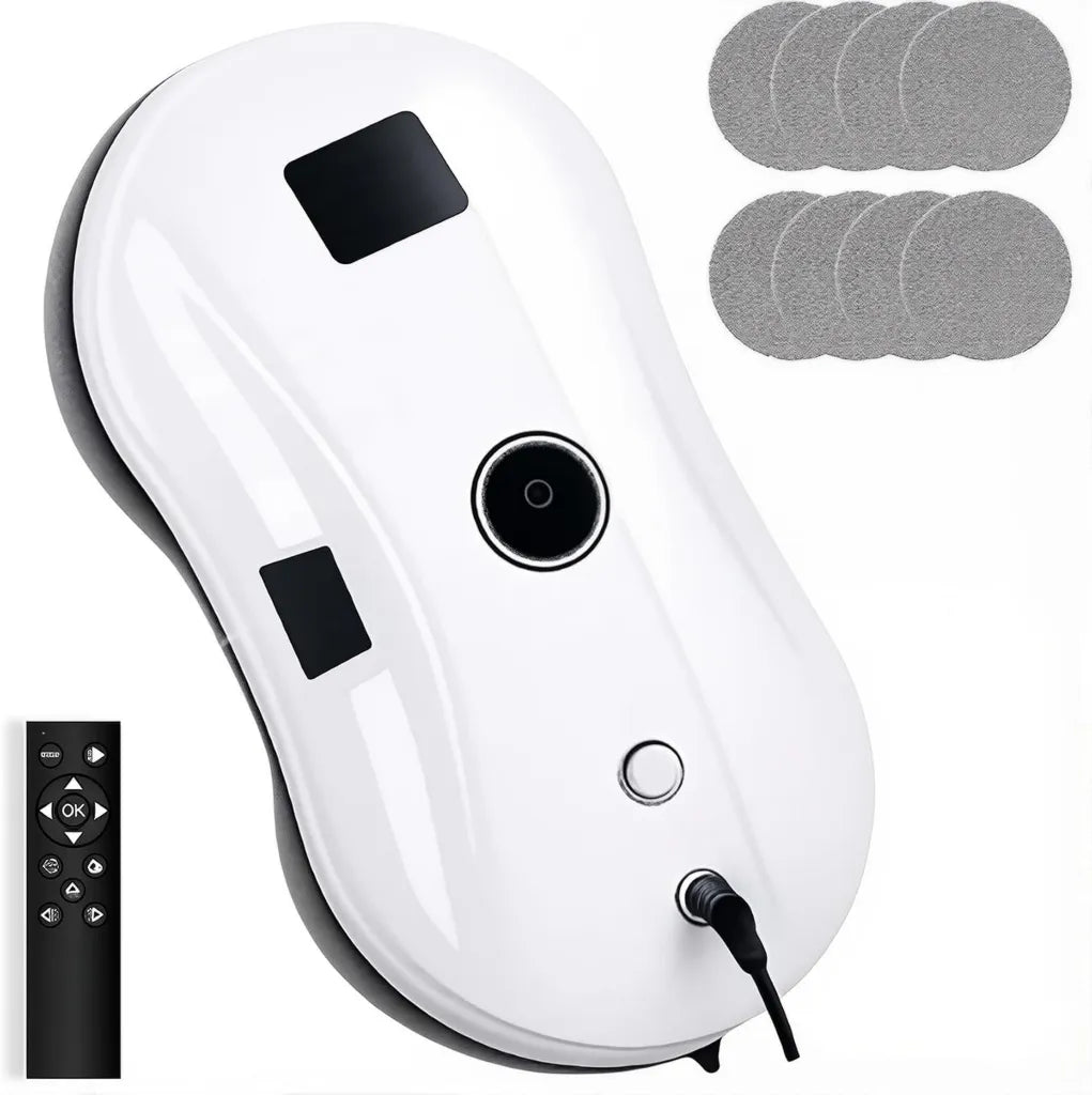 Limpia Ventanas Automático 5600Pa con Control Remoto y Doble Pulverización