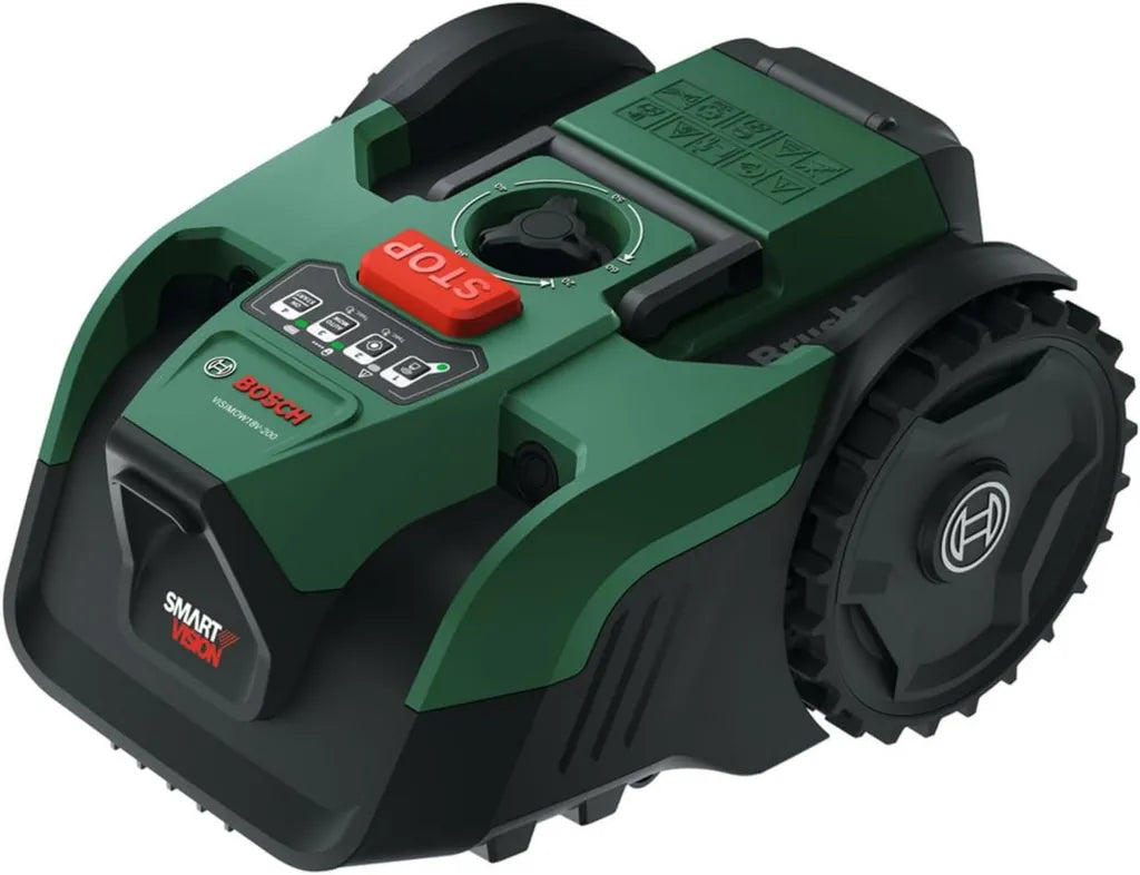 Cortacésped Robótico Bosch VISIMOW 18V-200, 18cm, Sin Batería