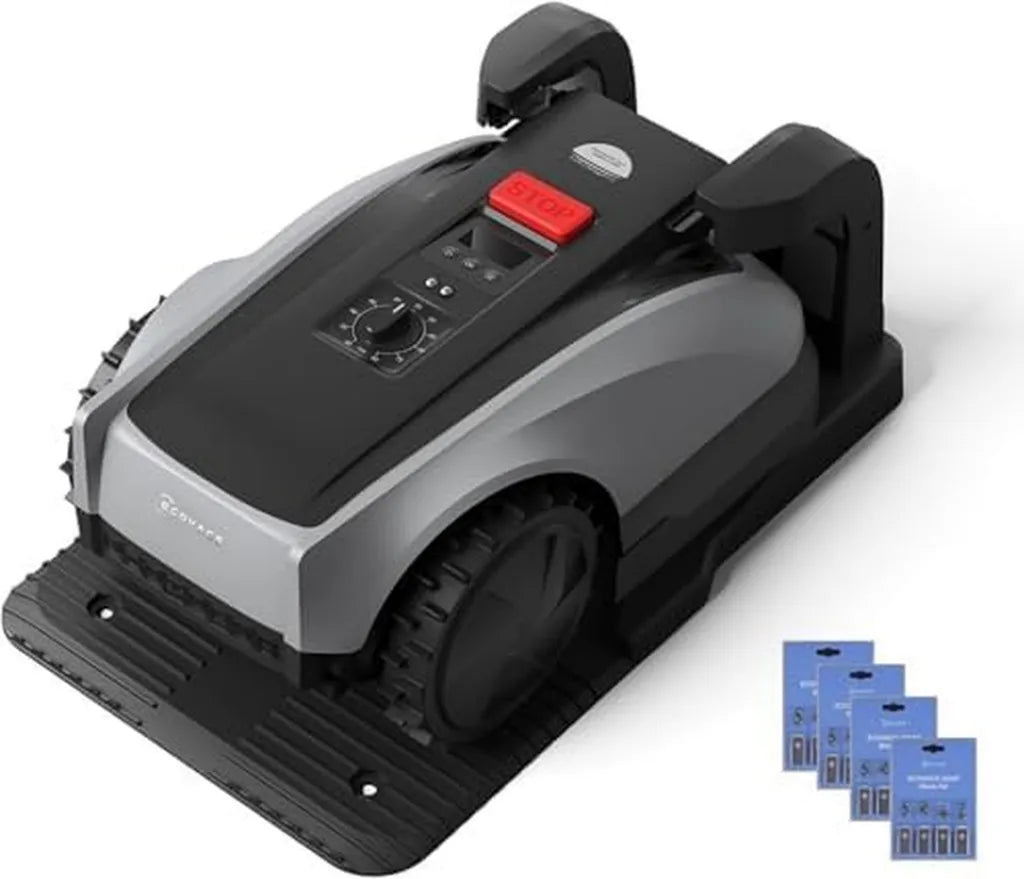 Robot Cortacésped ECOVACS Goat O600 RTK con GPS y 4 Kits de Cuchillas