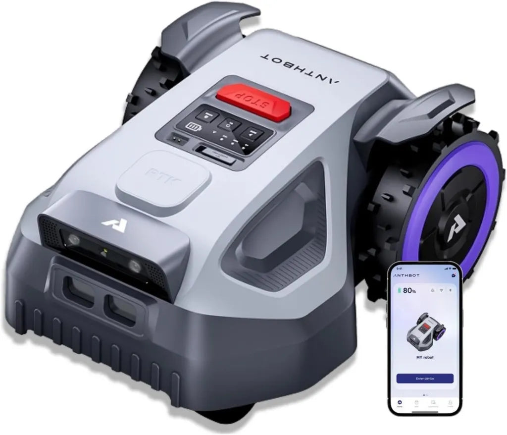 Robot cortacésped ANTHBOT M9 con GPS y suscripción NRTK anual