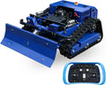Robot Cortacésped 4x4 Híbrido con Cuchilla de Nieve y Desbrozadora para Terrenos Difíciles
