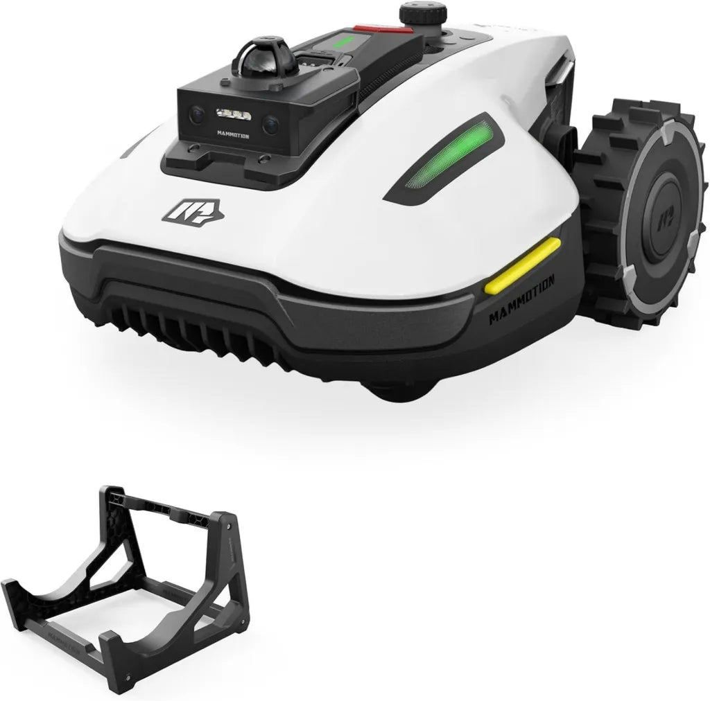 Robot Cortacésped YUKA Mini 2 800 con LiDAR de 360° y Visión IA, Modo DropMow, Sin Cables ni Pérdida de Señal