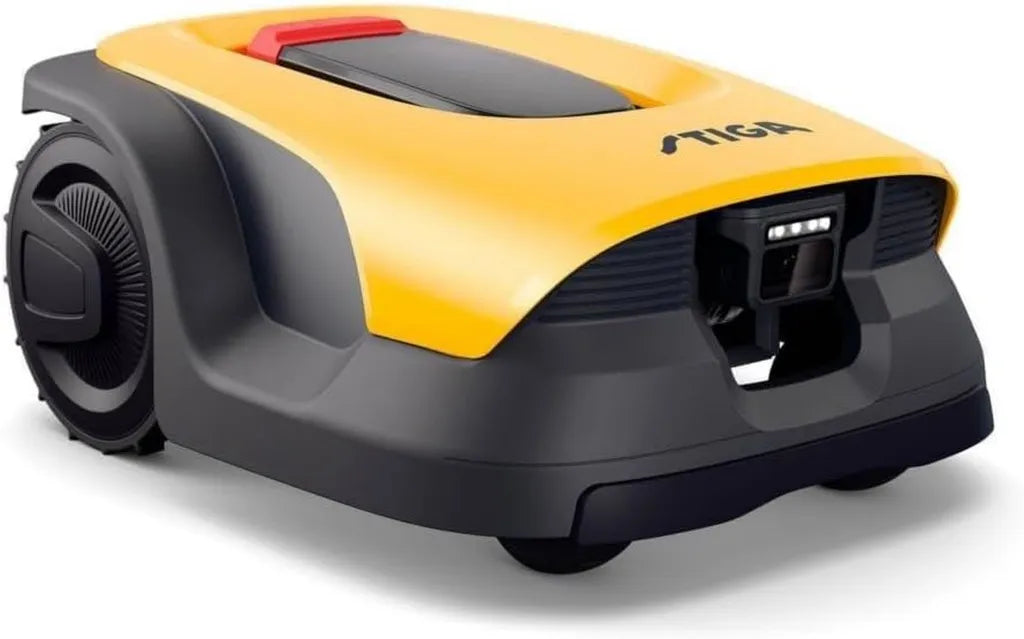 Robot Cortacésped Autónomo STIGA 6V para Jardines de hasta 600 m², Corte de 18 cm, Navegación GPS RTK con IA