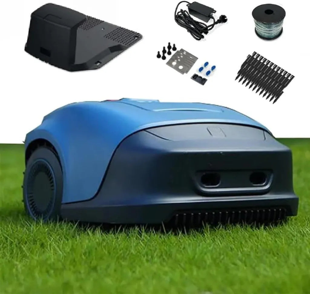 Cortacésped robótico automático, silencioso y eficiente para jardines de tamaño pequeño a mediano