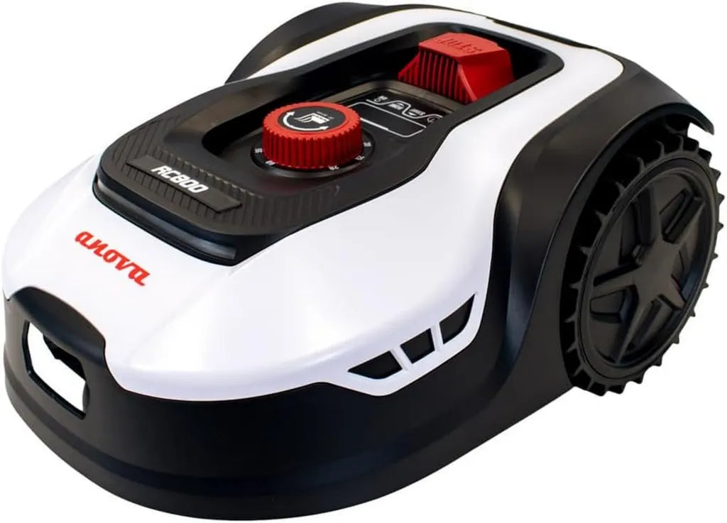 Robot Cortacésped Automático ANOVA para Jardines de hasta 800 m² con Diseño Robusto y Durable