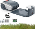 Robot cortacésped automático para jardines medianos, instalación fácil y silencioso con control Bluetooth