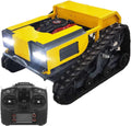Robot cortacésped a gasolina 9.5 HP, control remoto, orugas, sube pendientes hasta 40° para jardín y granja