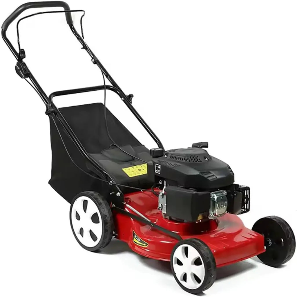 Cortacésped 51 cm autopropulsado, 7 alturas, bolsa 55 L, motor 173 cc, diseño ligero