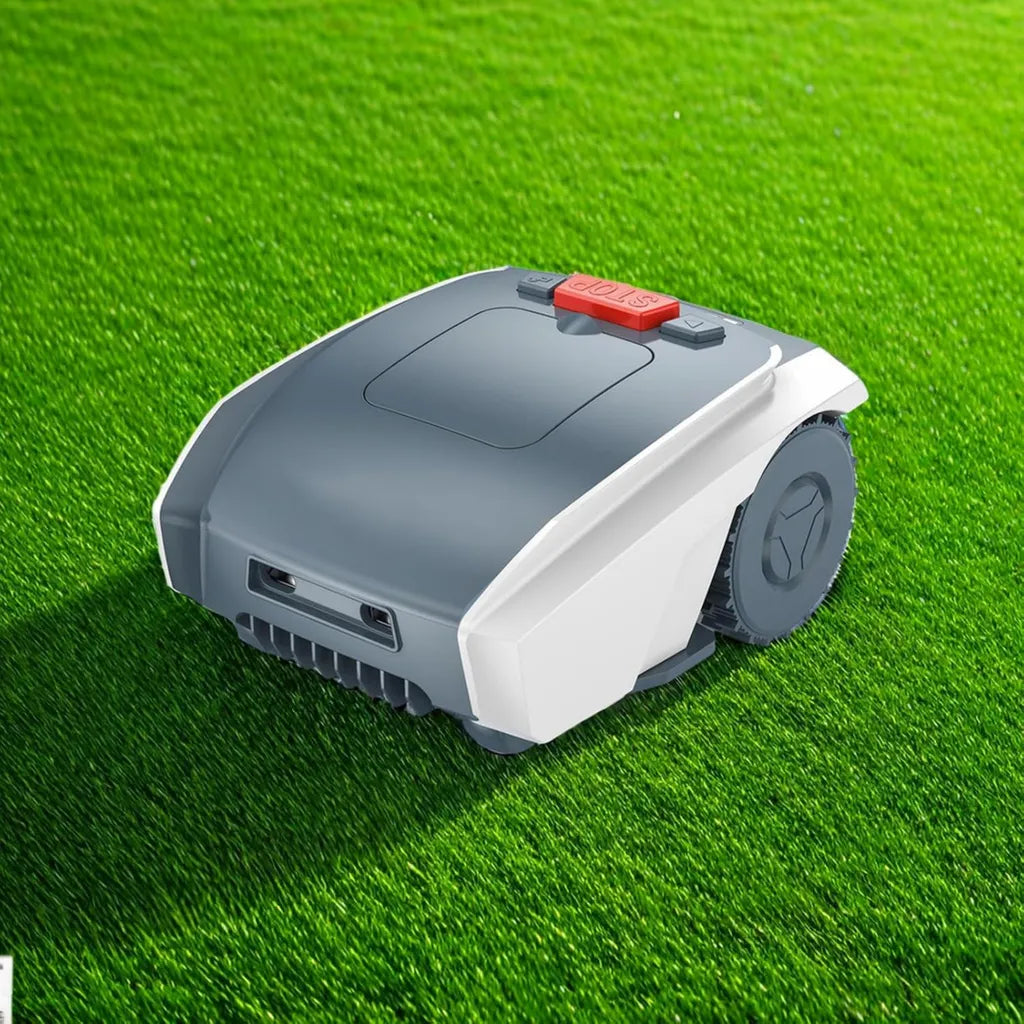 Robot cortacésped automático con control Bluetooth y planificación GPS, para hasta 10760 pies cuadrados, tracción total y gestión multizona