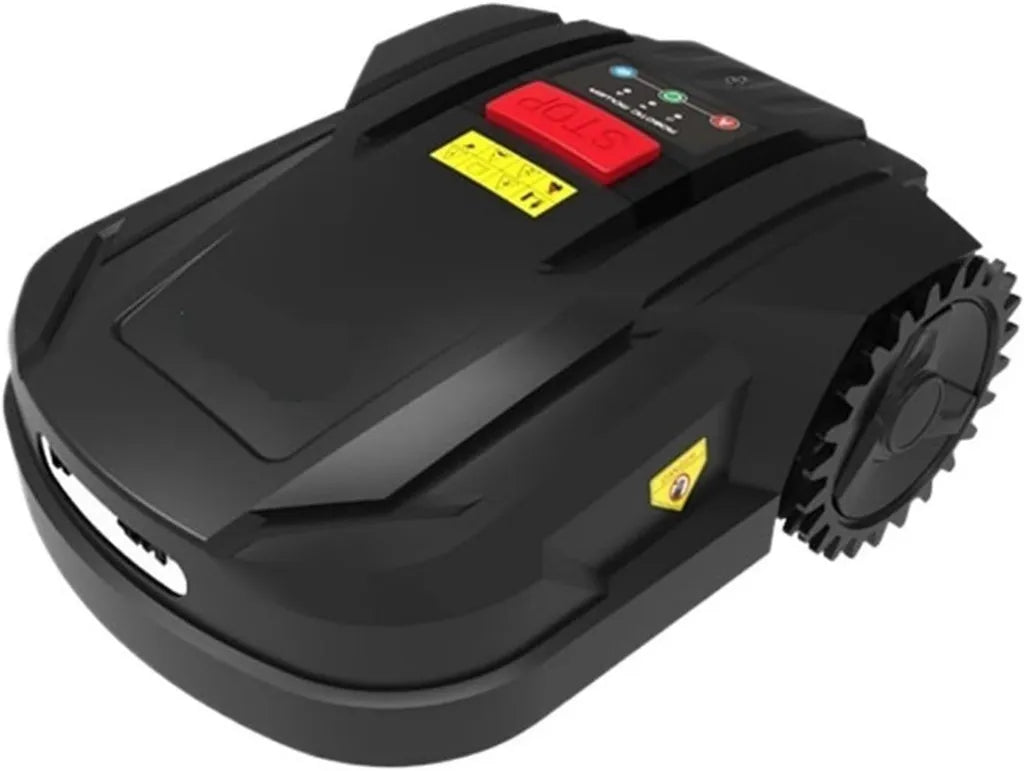 Robot Cortacésped Inteligente 800 m², Batería de Litio 5.2 Ah, Conexión WiFi para Smartphone, Seguro y Ligero