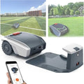 Robot cortacésped inteligente con WiFi y control por app, ajuste de altura para jardines medianos