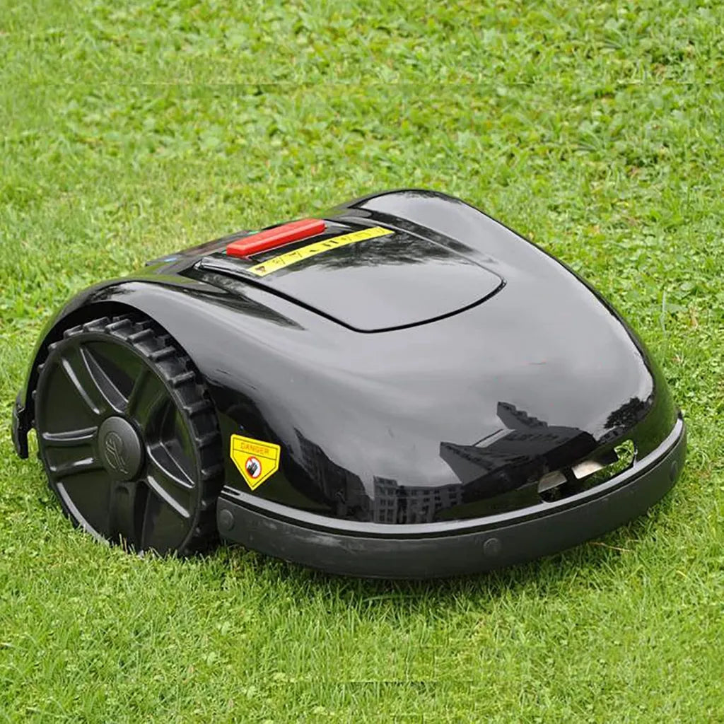 Robot Cortacésped Inteligente con Bluetooth y Control mediante App, Altura Ajustable 2.5-5.5cm, Velocidad de 35 m/min, Programación Horaria, Área de 2700 pies cuadrados