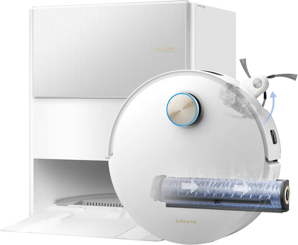 Robot Aspirador Dreame Aqua10 Ultra, Autolimpieza y Vaciado Automático, 30,000 Pa, Supera Obstáculos, Control por Voz