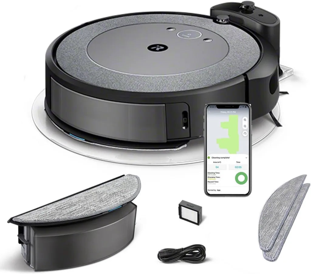Robot Aspirador iRobot Roomba Combo i5 2en1 con Depósito Mixto y Control de Voz