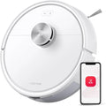Robot Aspirador Roborock Q7 M5 2 en 1 con Potente Succión de 10000 Pa, Sistema Antienredos Dual, Navegación LiDAR Avanzada, Control por App y Voz, Color Blanco