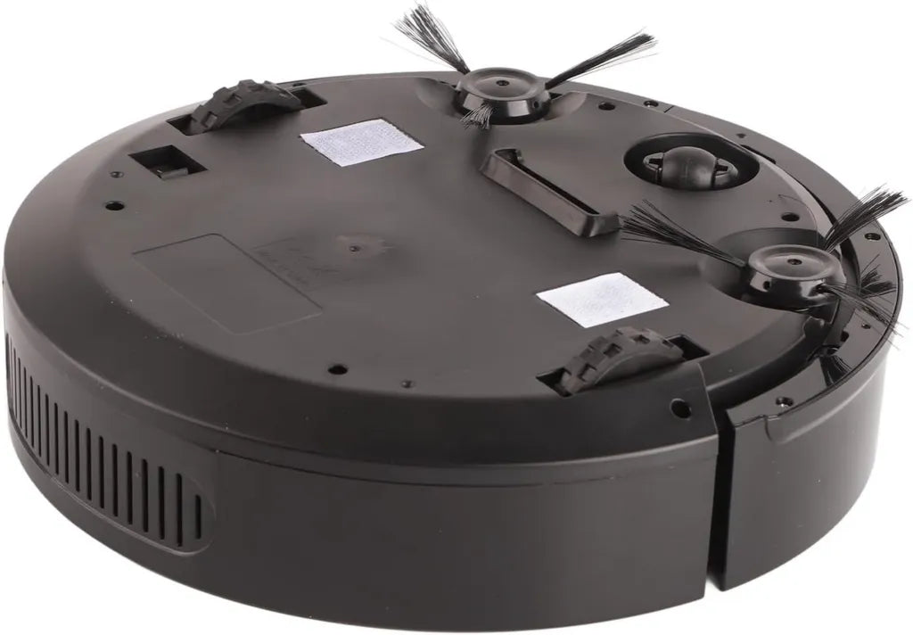 Aspiradora Robot Inteligente con Control de App para Hogar y Oficina, Diseño Compacto, Negro