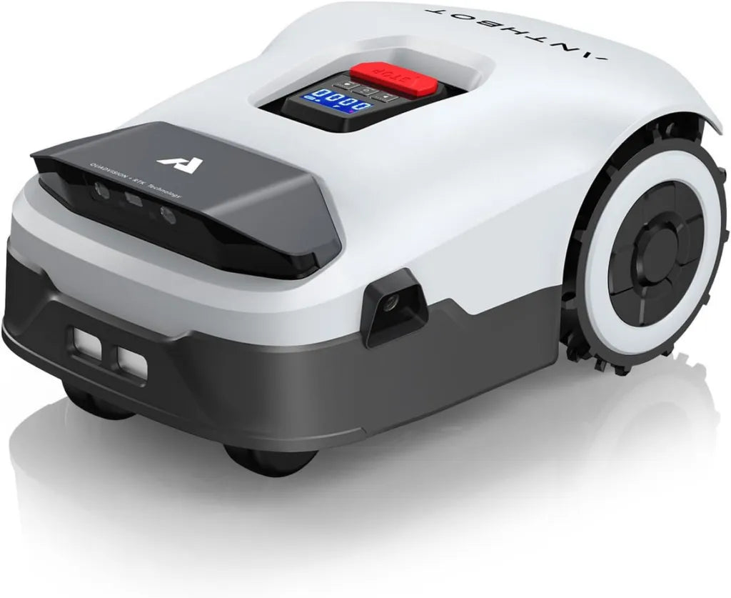 Robot cortacésped ANTHBOT Genie1000 con tecnología RTK y Visión IA para grandes jardines