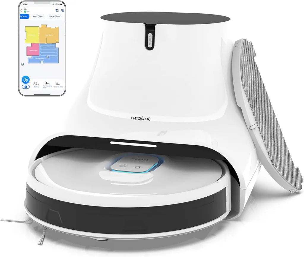 Robot Aspirador Neabot Q11 con Autovaciado y Navegación Inteligente de 4000 Pa