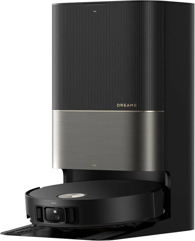 DREAME X50 Ultra Robot Aspirador y Fregasuelos, 20.000Pa Succión, Supera Obstáculos 6 cm, Radar Inteligente, Limpieza de Esquinas, Control por App, Negro