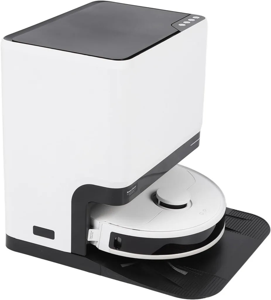 Robot Aspirador y Fregona Combo, Potente 6000Pa con Recarga Automática para Hogar (Enchufe 220V EU)