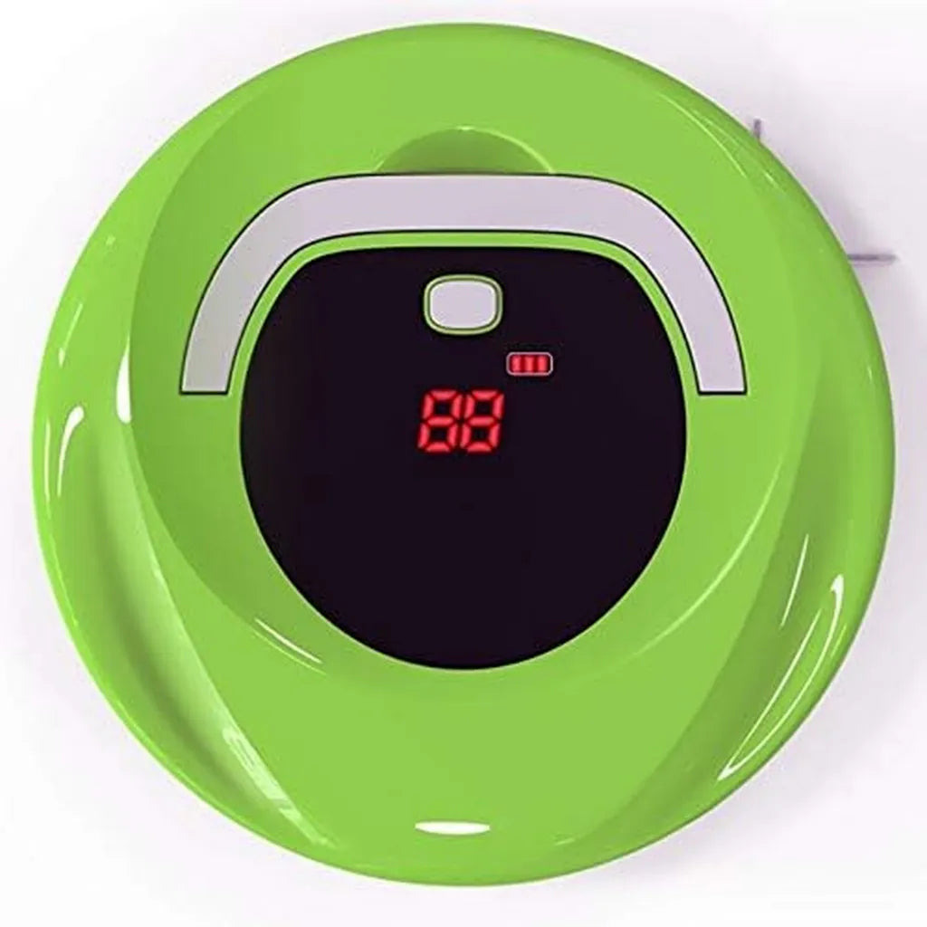 Robot Aspirador Inteligente para el Hogar, Color Verde