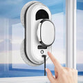 Limpiador de ventanas inteligente con succión potente y control remoto, ideal para interiores y exteriores
