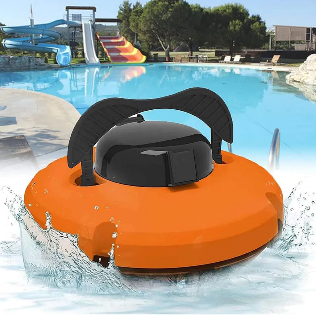 Aspirador Robótico Inteligente para Piscinas Sin Cables con Potente Succión, Color Naranja