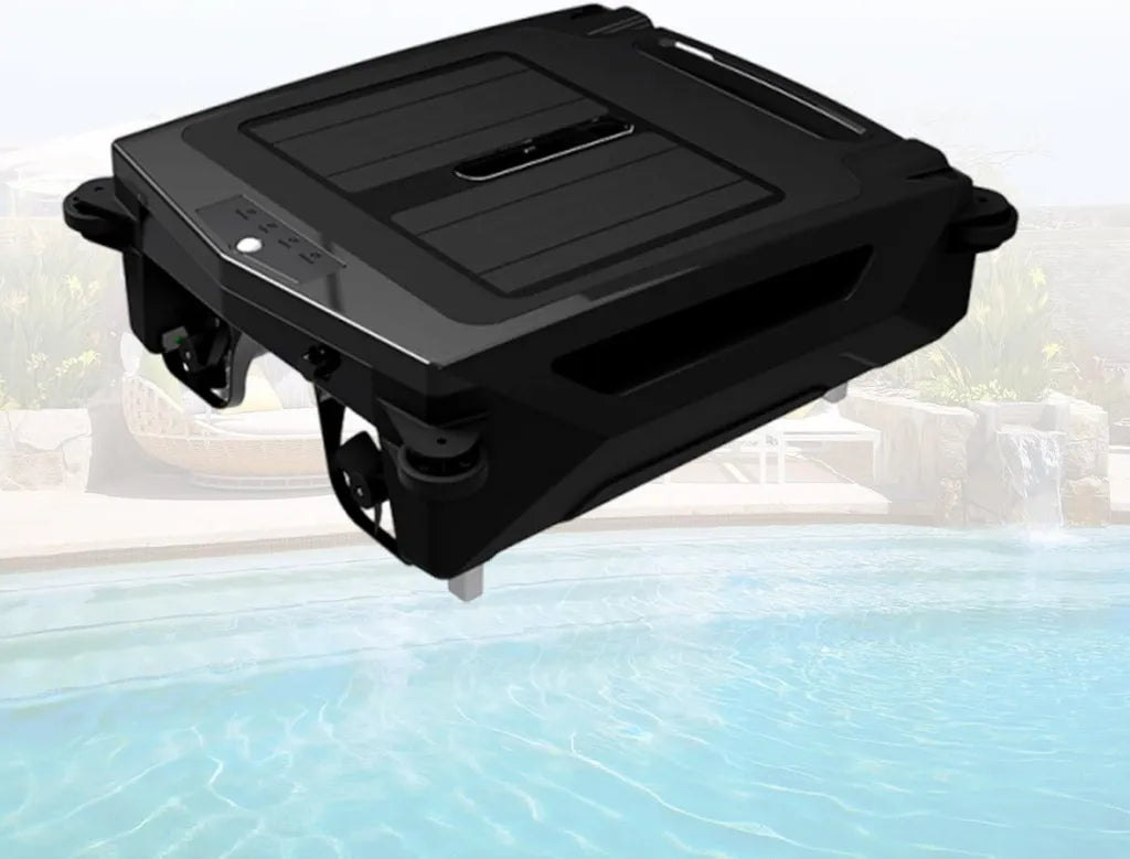 Aspirador Solar para Piscinas, Recargable, con Sistema de Evitación de Obstáculos