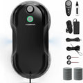Robot de Limpieza de Ventanas Tosima W5 con Pulverizador Ultrasónico y Control Remoto, Incluye 20 Paños de Microfibra