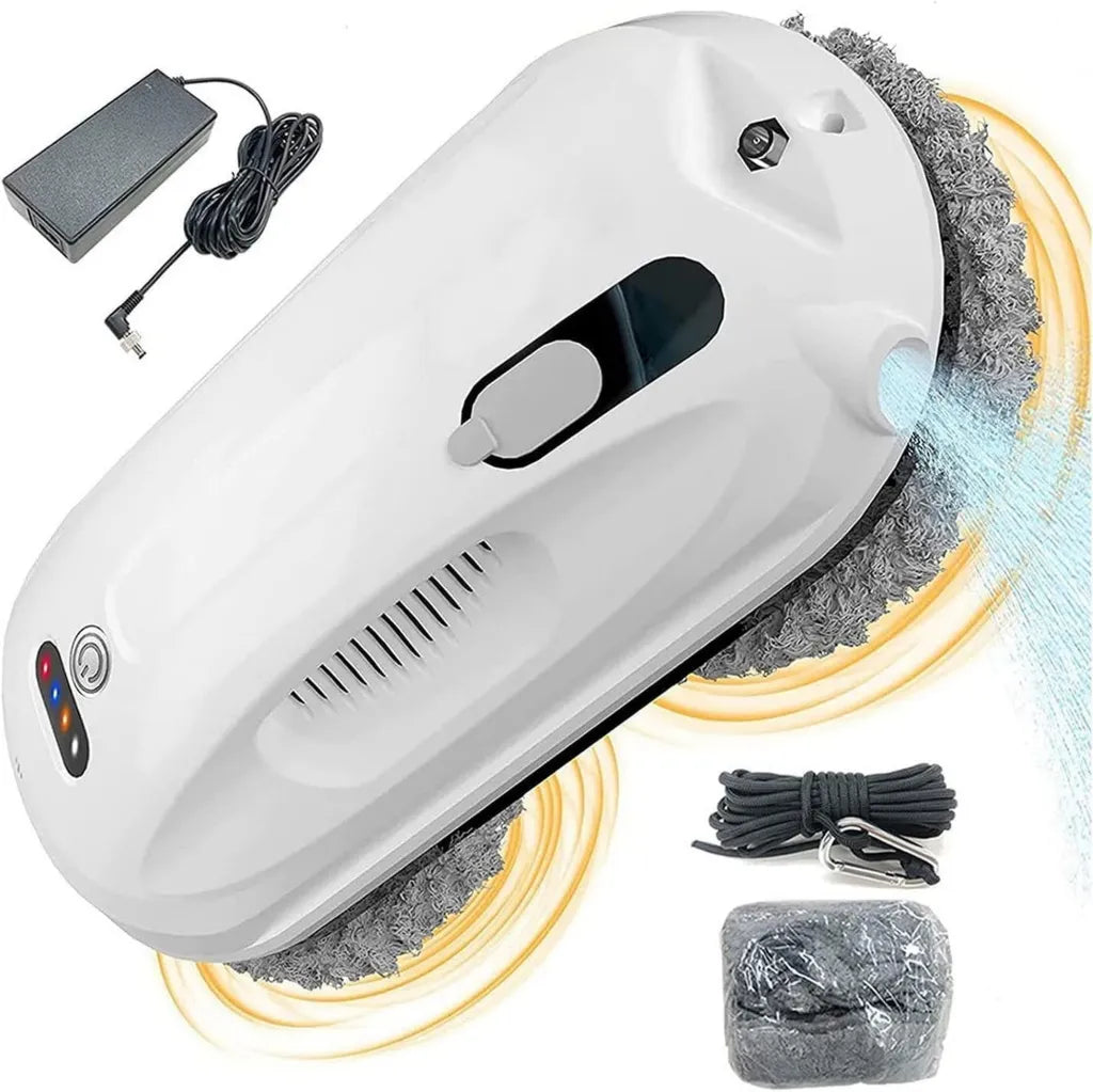 Robot automático para limpieza de cristales con depósito de agua de 50 ml y control remoto