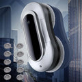 Robot limpiacristales inteligente con pulverizador de 70 ml y paños de repuesto, ideal para ventanas interiores