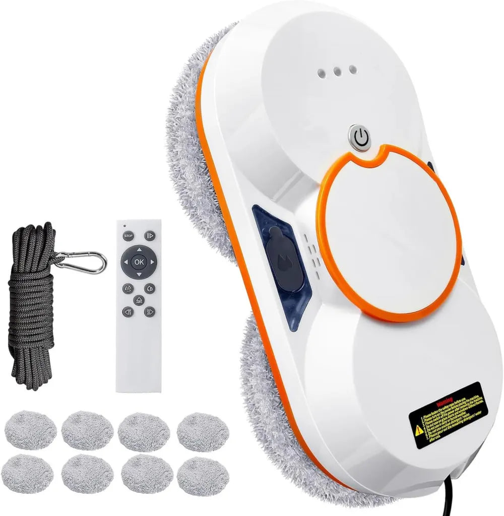 Limpiacristales Automático 3800Pa con Doble Pulverización y Control Remoto